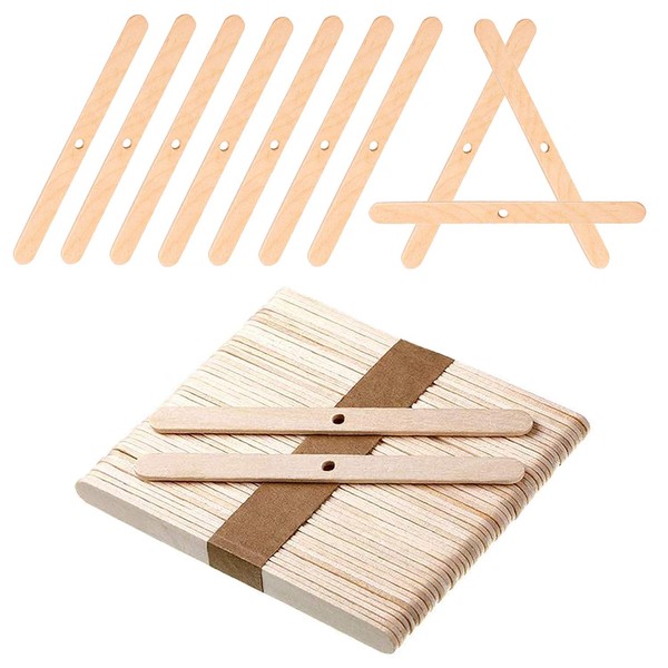 BEADNOVA Candle Wick Holders for Candle Making Wooden Wick Holder