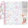 Muratuki Transparent Binder, Star Pattern, Seal Storage Notebook, M5, Plastan,