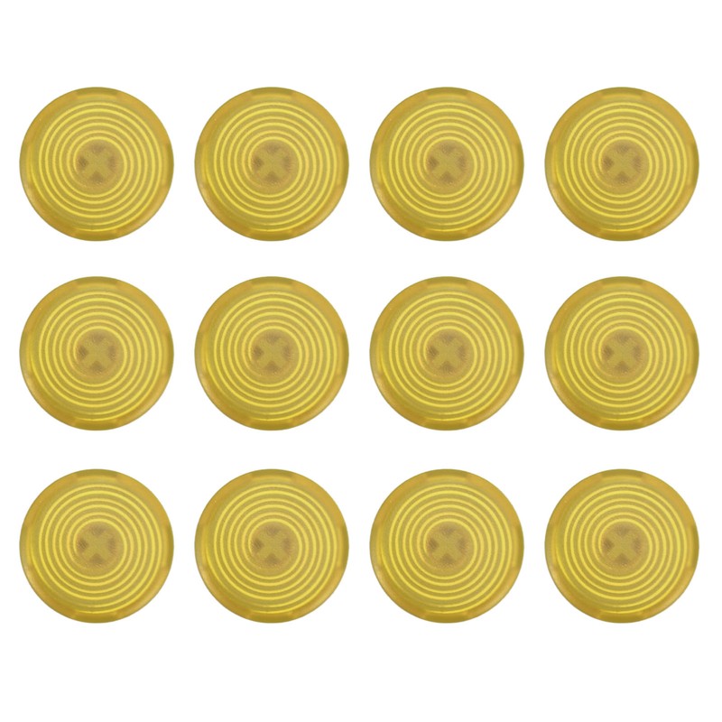 12pcs Arcade Button Cover Replace Mechanical Push Button Cover for