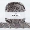 NICEEC 300g Soft Chenille Yarn Blanket Yarn Velvet Yarn for