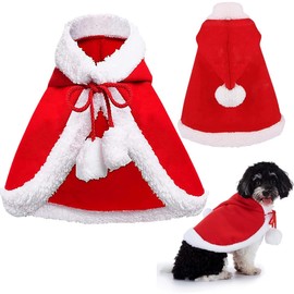 Pet Christmas Costume, Pet Winter Puppy Clothes Dress Up Christmas Party, Pet Christmas Outfit, Pet Christmas Clothes, Christmas Party Cute Cats and Dogs Costume (M)