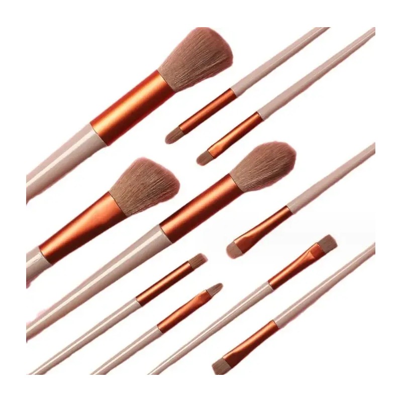 Set 13 Brochas De Maquillaje Profesional Juego De Brochas Color