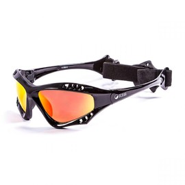 [オーシャン] フローティング サングラス [ AUSTRALIA ] ゴーグルシェイプ UVカット 衝撃防止コートレンズ リサイクル素材 シャイニーブラック (偏光レッドREVOレンズ) OCN-11701-1 【正規品】