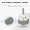 Portable Owl White Noise Machine Baby Soother with 10 Light