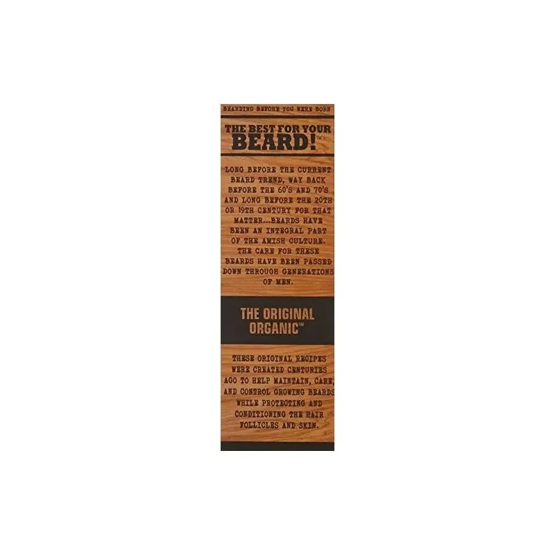 Honesta Amish - Aceite Barba Clásico - 2 Oz