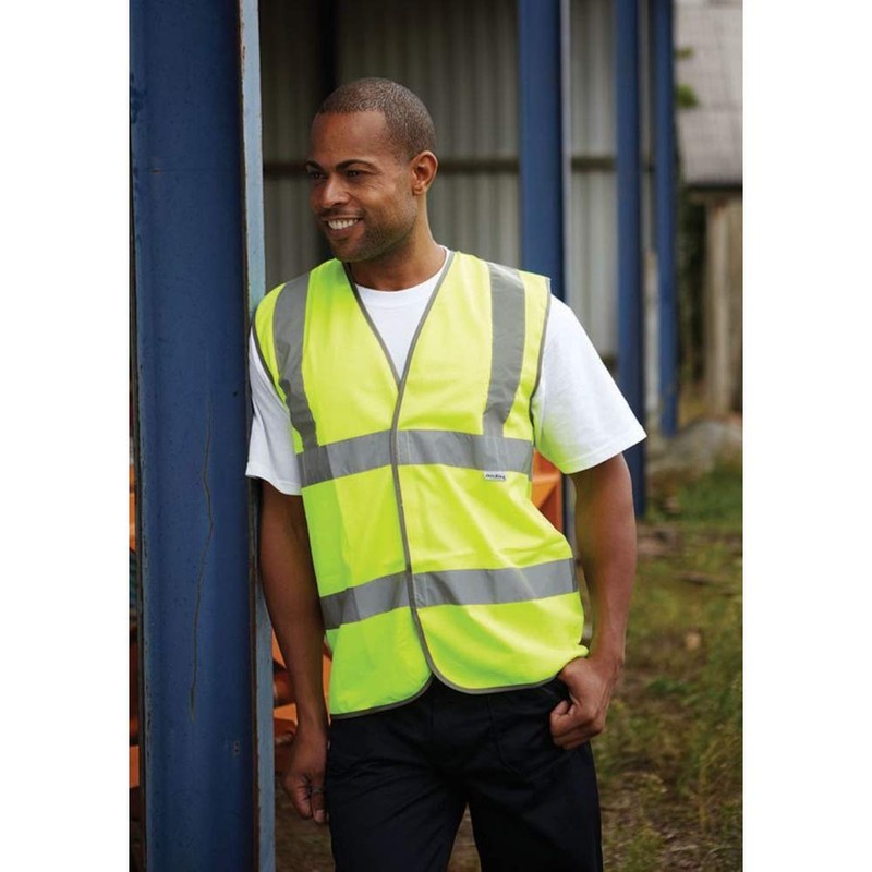 Yoko Hi-Vis Open Mesh Vest / Jacket (L) (Hi Vis