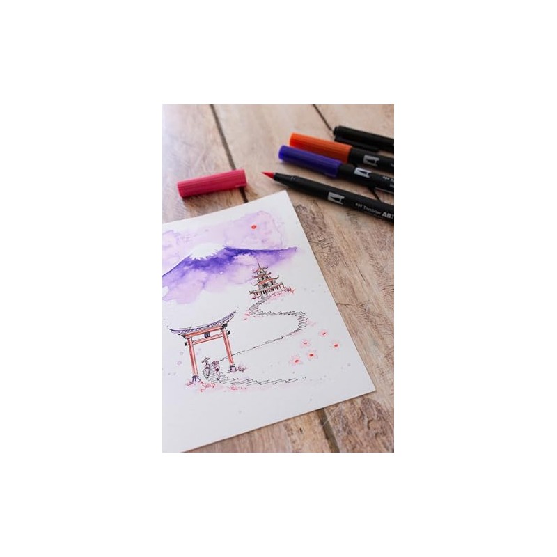 Tombow Creative Set Japan Edition Mount Fuji Set, 3 ABT