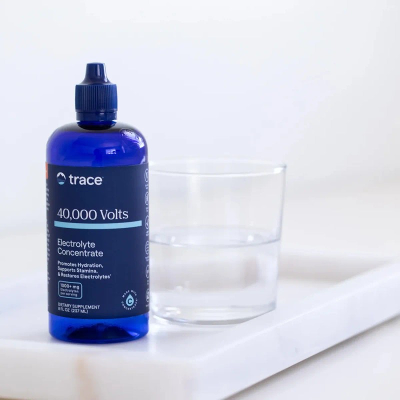 Trace Minerals 40,000 Volts! Electrolitos Concentrados 237ml | Hidratación y