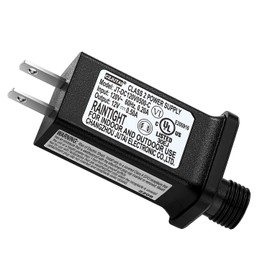 Replacement 12V 0.5A LED Transformer JT-DC120V0500-C Class 2 Power Supply IP44 LED Light Controller Low Voltage Transformer for Christmas String Light Inflatable Decorations (12V6W 1PCS)