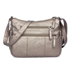 VOLGANIK ROCK Handbags for Women Shoulder bag for women Soft PU Leather Handbag Crossbody bag Multi Pockets Handbag shoulder bag Ladies handbags Travel Bag