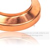 Copper Standpipe Cap 120/150 Flat - Rosette for a Clean