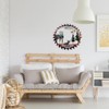 Metal Wall Art Cut Decor Elk Saw Blade Wall Deer