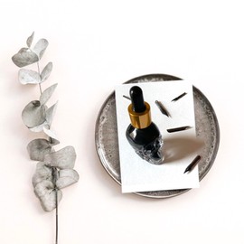 Moon Palace Sumi Ink for Calligraphy – Premium Dip Pen Ink for Copperplate, Refillable Ink Well, and Dinky Dip Ink Holders and Pen Rest for Dip Pens