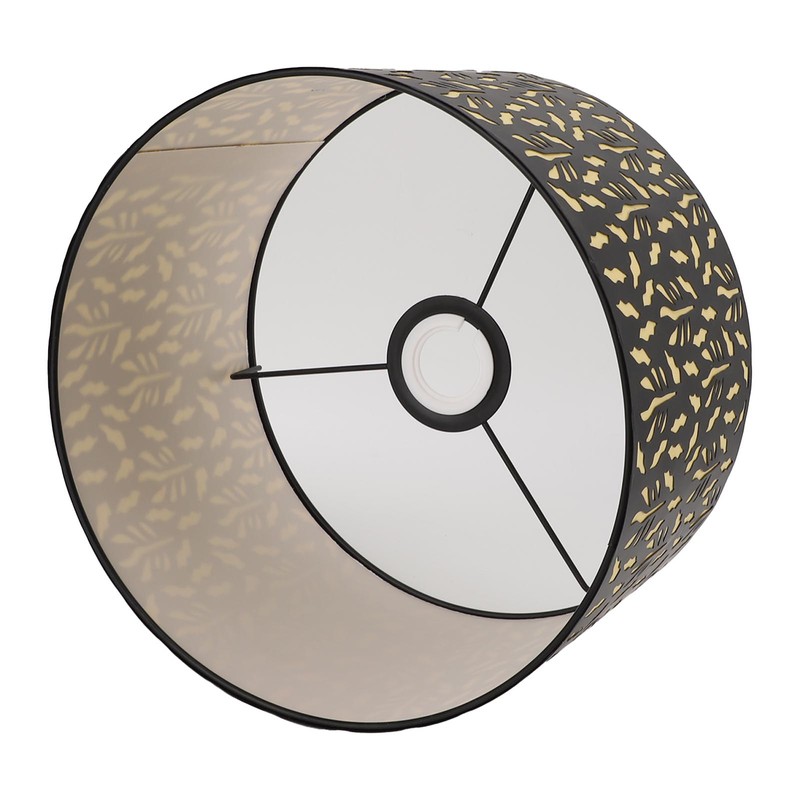 E27 E14 Metal Lamp Shade Metal Drum Lampshade Art Carved