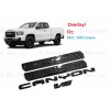 GMC Overlay 4PCS Gloss black Door Rear Elevation Canyon V6