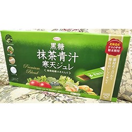 KOWA Brown Sugar Matcha Green Juice Agar Jelly Pack of 30