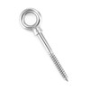 QWORK® Eye Bolt with Wood Thread M8 x 80 mm