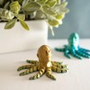The Rocktopus Flexible Articulating 3D Printed Companion - Rock Dwayne