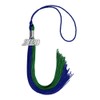 Endea Graduation Double Color Tassel with Silver Date Drop (Royal