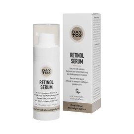 DAYTOX Retinol Serum - Anti-Ageing Serum with Pure Retinol - Reduces Wrinkles & Pigment Spots - Fights Blemished Skin - For All Skin Types - Vegan & Fragrance Free - 30 ml