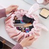 Portable Cosmetic Bag with Drawstring, Cosmetic Bag, Large Makeup Bag,