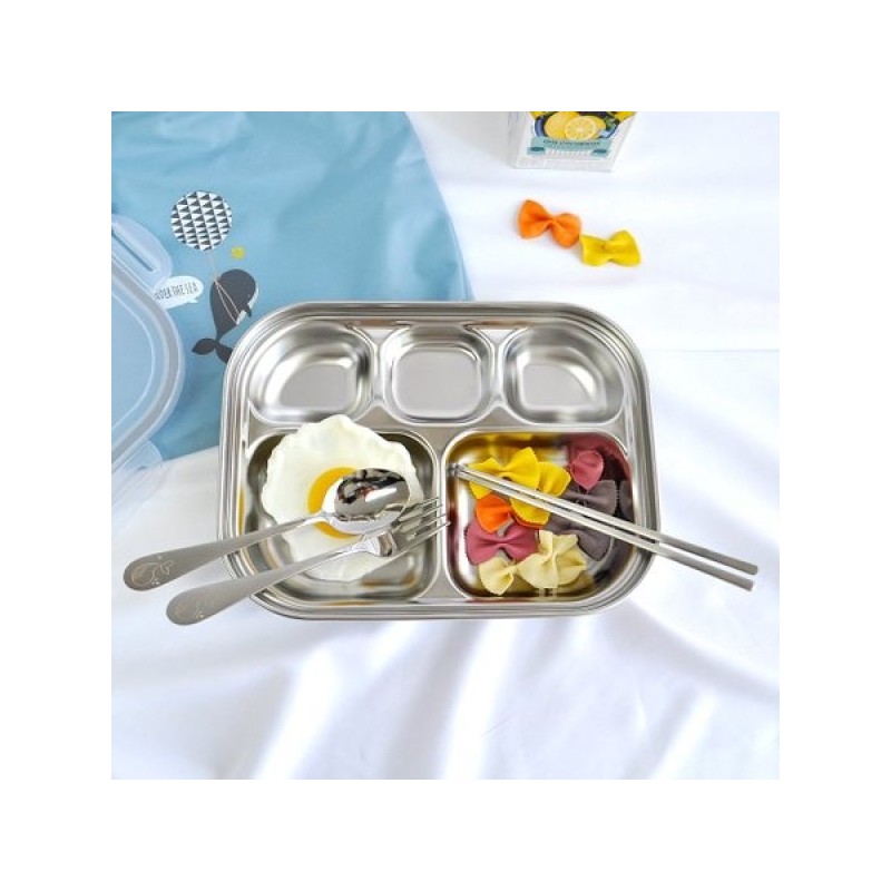 (KitchenU) Toddler & Children Character Cutlery Set 2p Made in