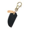 IL BISONTE Key Chain, Key Ring, Leather, Genuine Leather, Cowhide
