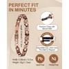 Feraco Pure Copper Bracelets for Women, Ultra Strength Magnetic Bracelet