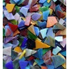 Lanyani Glass Mosaics Pieces Stained Glass, Assorted Colors and Shapes,