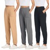Real Essentials (Pack of 3 Women's Athletic Sweatpants Joggers Yoga