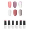 Esmalte Gel Semipermanente 5ml 6 Colores Crême Gamas Elegir