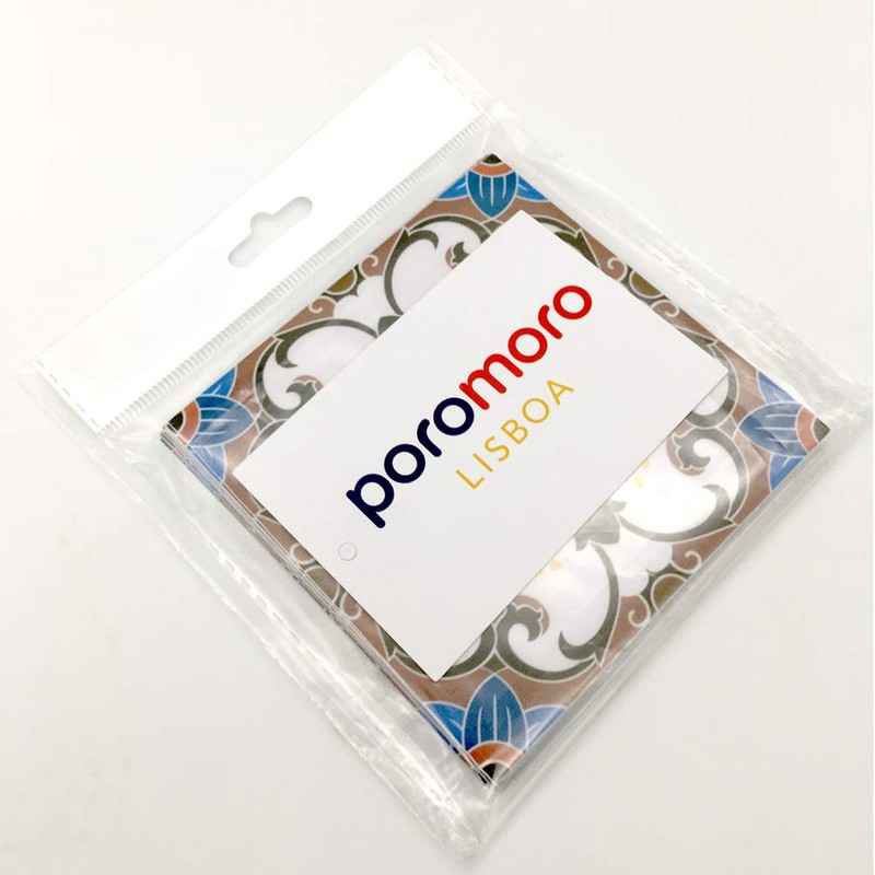 Poromoro Spanish Portuguese Azulejo Style Peel and Stick Backsplash Tile