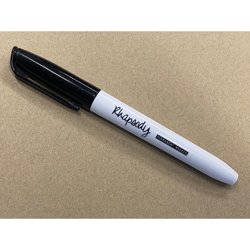 Rhapsody Permanent Markers Fine Point Black Ink (Fine Point Black
