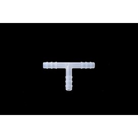 ISIS OB871106 PVDF T-Type Connector Compatible Tube Inner Diameter 0.2 inch (6 mm), Pack of 10 (1 Bag)