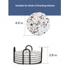 LIFVER Absorbent Drink Coasters with Holder, Set of 6 Ceramic