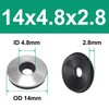 LEPEVNEY 14x4.8x2.8mm Bonded Sealing Washers Stainless Steel EPDM Rubber Backed