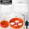 Otoolling 4 Inch & 6 Inch Hole Saw for Recessed