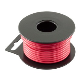 GTSE 19 AWG 0.65mm², Auto Cable - Single Core, 5A 7m Red Cable Mini Reel Electrical Wire, 9 Copper Strands 0.29mm Each, Ideal for Automotive applications, Radios and Stereos