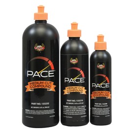 Presta PACE Medium Compound - Removes Up to 2500 Sand Scratches / Polishes to a Deep Gloss in One Step / Silicon-Free / 32 Oz. (133232)