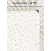 MairMore Muslin Cotton Crib Sheets - Neutral Fitted Sheets for