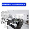Ygapuzi Modern Crystal Wall Light Flush Mount Wall Sconces Lamp