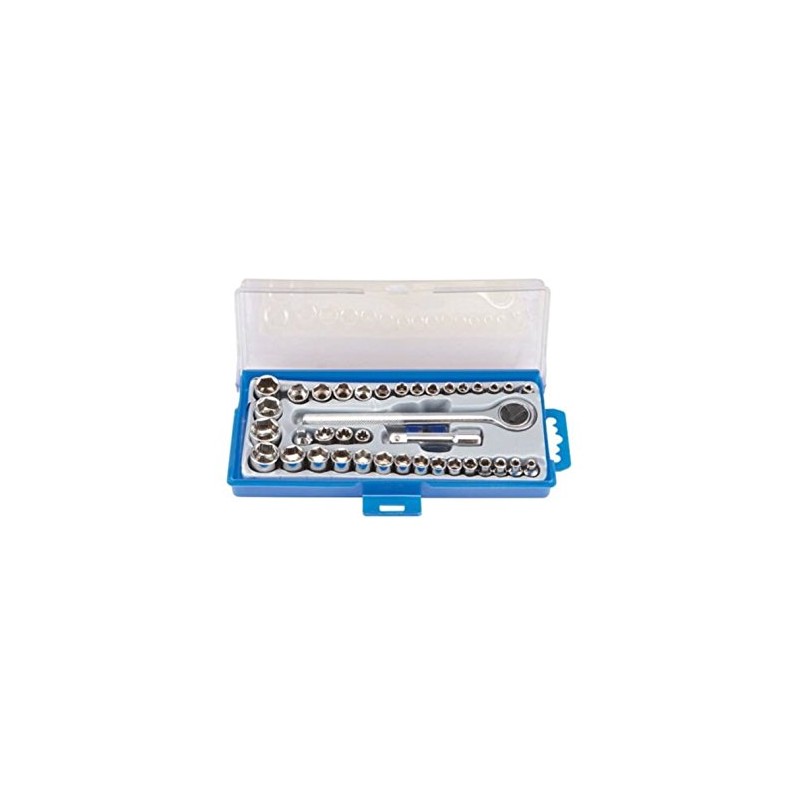 40 pc. SAE & Metric Socket and Nut Driver Set