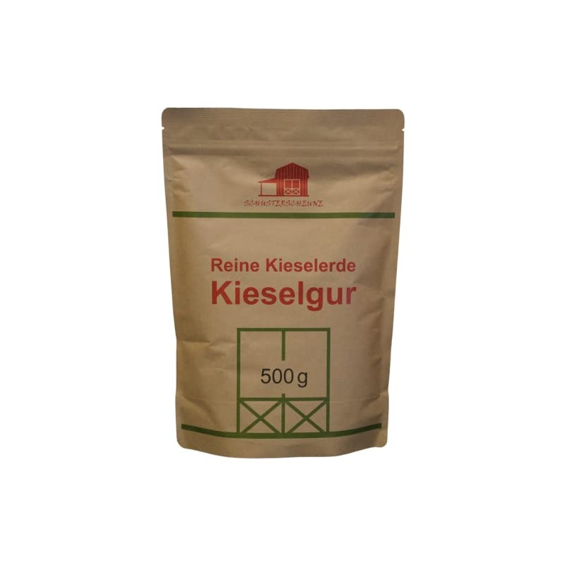 Schusterscheune Food Diatomaceous Earth 500 g Natural Silica for Dietary