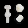 sourcing map 20 Pairs Nylon Screw Nut Set for Machines