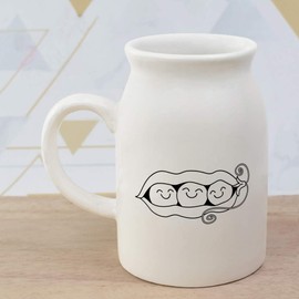 300ml 'Happy Peapod' Ceramic Milk Jug (MJ00009070)