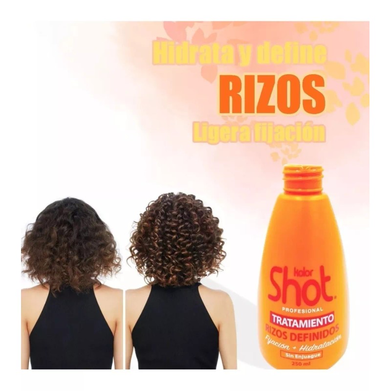 Kolor Shot Kit Tratamiento Y Shampoo Rizos Definidos Kolor Shot