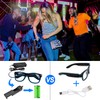 YouRfocus Wireless Led Light up Glasses Glow in The Dark
