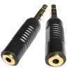 CESS 3.5mm TRRS Male Plug to 2.5mm TRRS Female Adapter,