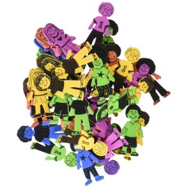 Darice Pegatinas de Espuma 48/Pkg-Kids of The World