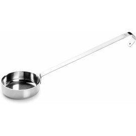 Pizza Sauce Spoon Stainless Steel 27 cm Flat Ladle Decorating Aid Salad Dressing Sauce Stripper 80 ml